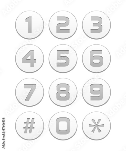 Round buttons phone