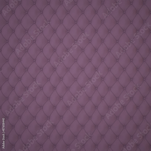 Dark Capitone Upholstery Pattern Background with Buttons for Decoration. Classics and Rococo. Rendering in 3D Program.