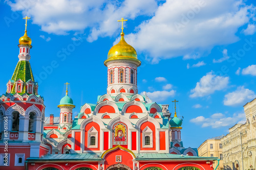 Photography Orthodox church Kazan Cathedral on Red Square in Moscow