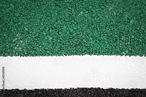 Wallpaper Mural green road surface texture background and white painted line Torontodigital.ca
