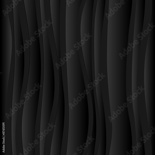 Dark seamless background of abstract waves.