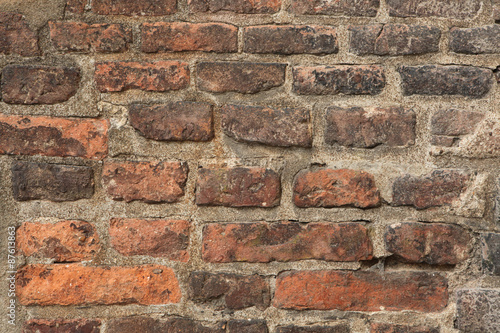 Old brick wall. Background texture