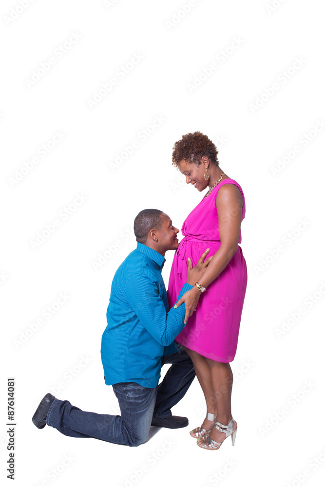 Portrait of an expecting couple Portrait of an expecting couple
