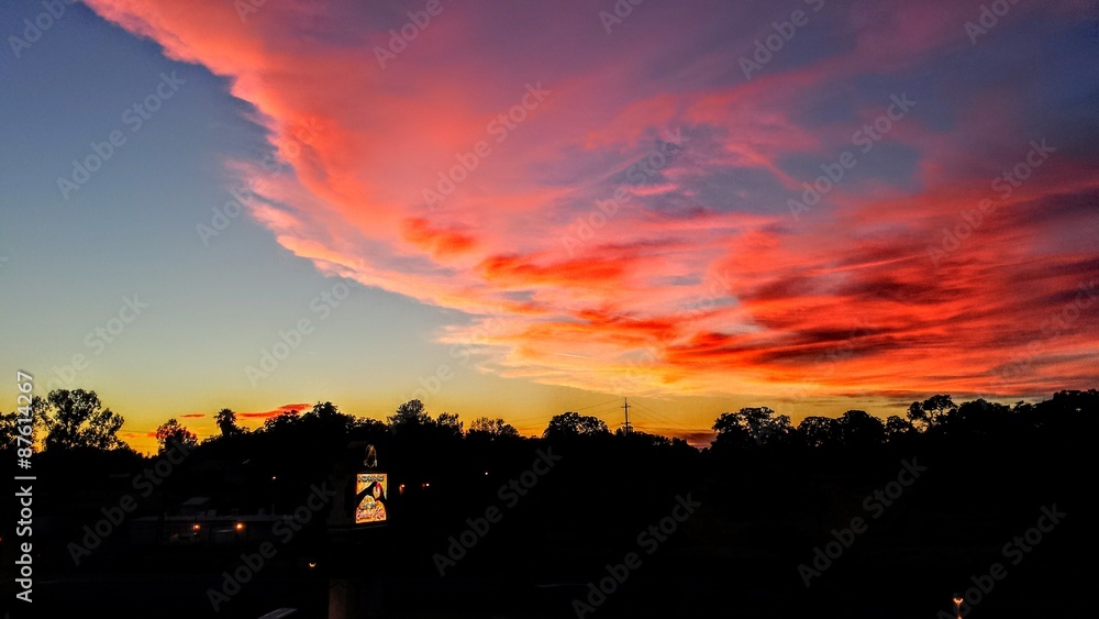 Oroville sunset