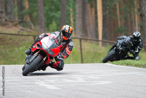 Motorbike racing