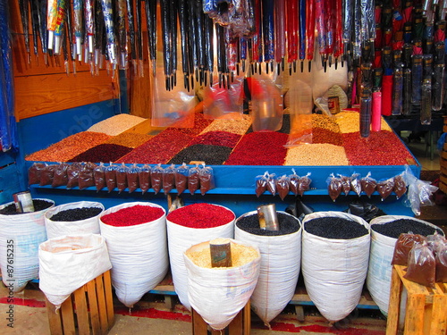 Canvas Print Marché de San Cristobal