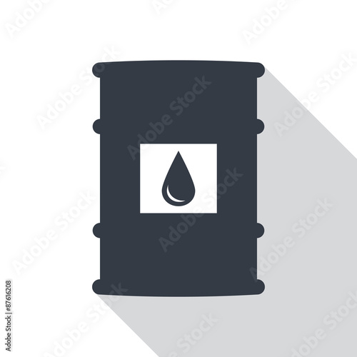Barrel of oil vector.