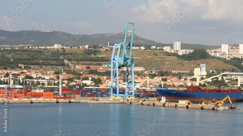 Port city on Mediterranean Sea. Marseille, France