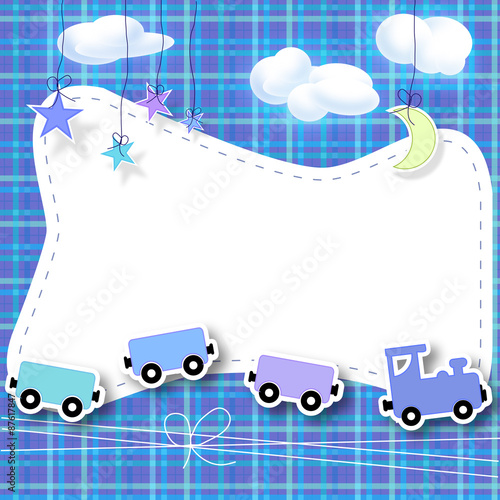 Karte: Baby - Vektor Grafik