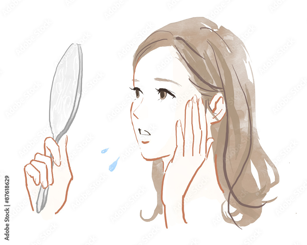 肌の悩み Stock イラスト Adobe Stock