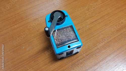 Wallpaper Mural Pencil sharpener on table Torontodigital.ca