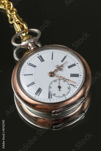 old beautiful pocket watch