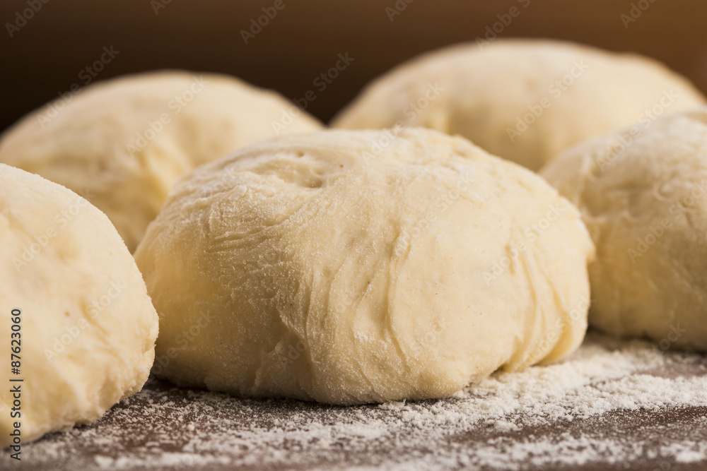 fresh dough ready for baking fresh dough ready for baking