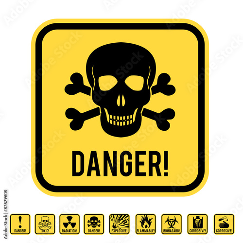Danger skull