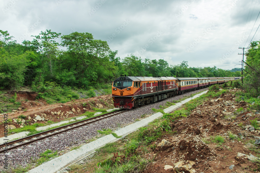 Naklejka premium Thailand Railway