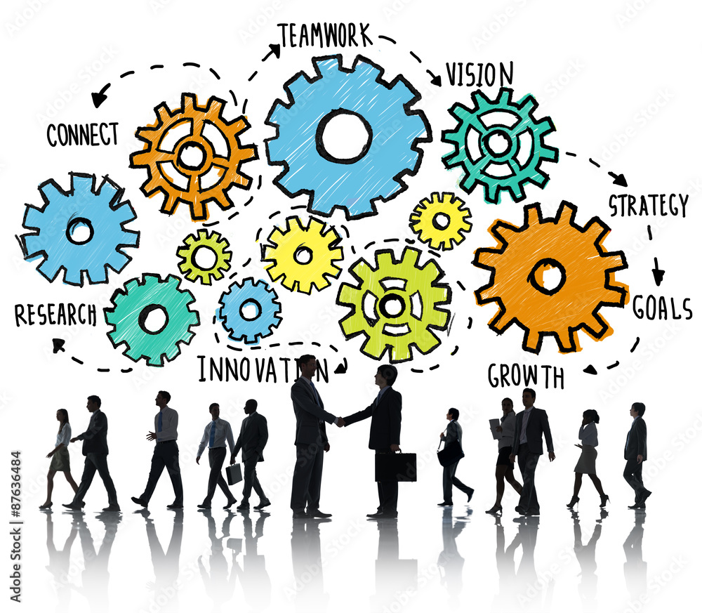 Team Teamwork Goals Strategy Vision Business Support Concept Team Teamwork Goals Strategy Vision Business Support Concept