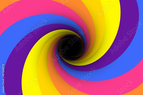 black hole multicolored background
