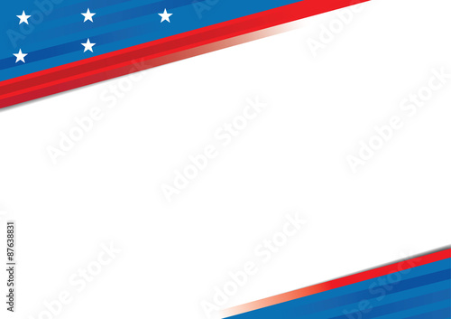 background with American template