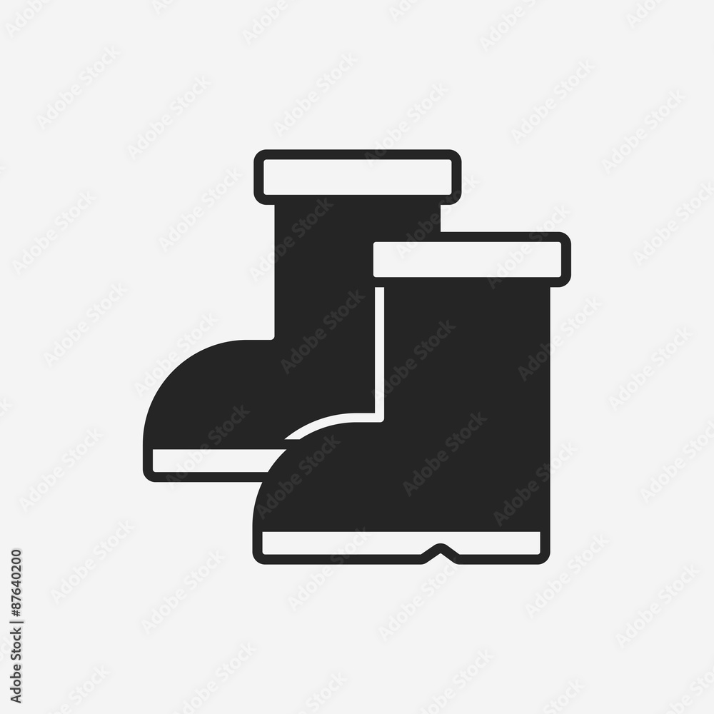 Rain boots icon Rain boots icon