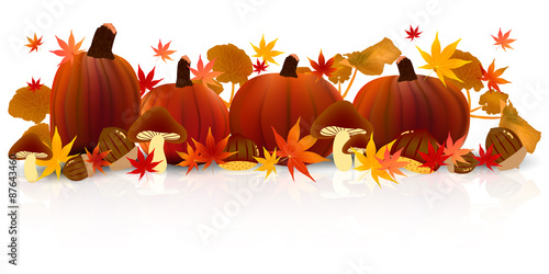 ハロウィン　かぼちゃ　秋の味覚