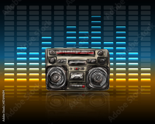 Tape recorder with equalizer