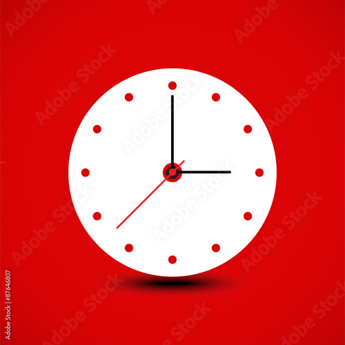 Time icon. Vector illustration
