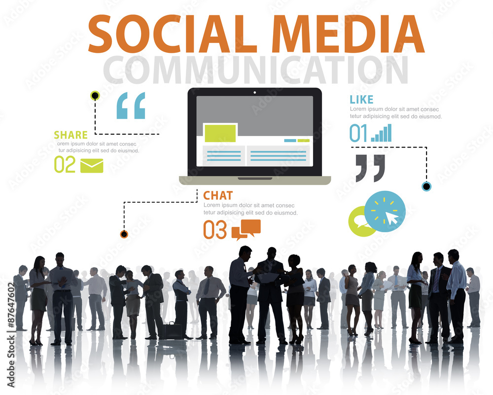 Social Media Social Networking Technology Connection Concept Social Media Social Networking Technology Connection Concept