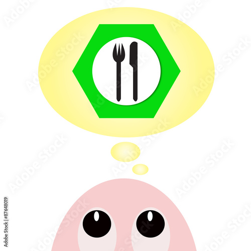 Thinking of Food and Diet