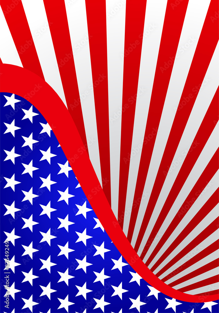 Fototapeta premium Patriotic background