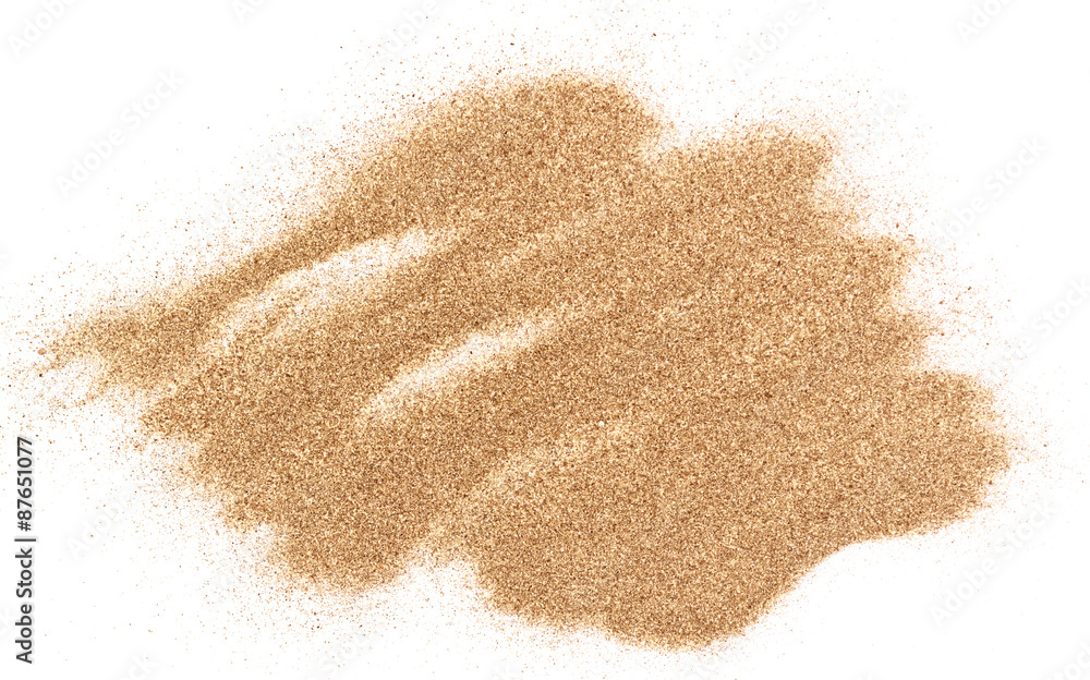 sand pile isolated on white sand pile isolated on white