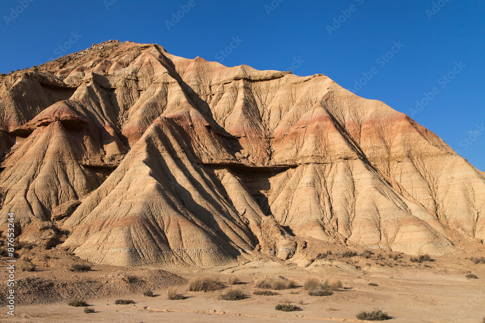 Landforms in Bardena Blanca