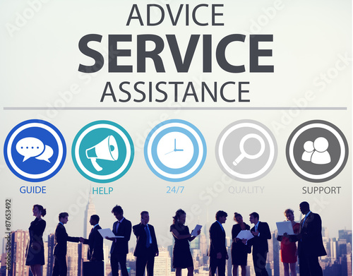 Advice Service Assistance Customer Care Support Concept