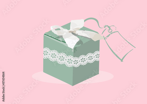 Vector illustration of wedding favor