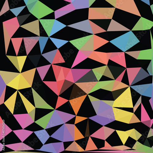 pattern made triangles. Flow geometric vector backgrounds