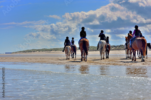 chevaux sur la plage