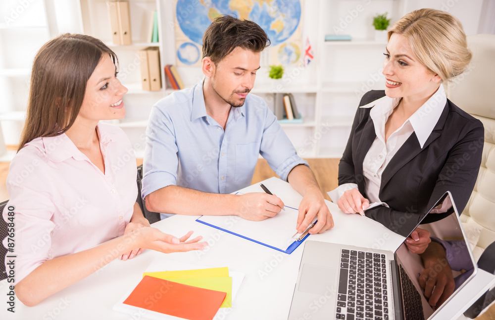 Obraz premium Travel agency