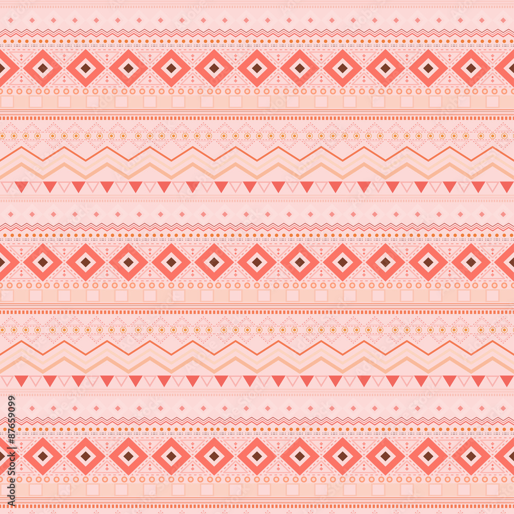 Tribal ethnic seamless stripe pattern, swatches included. Tribal ethnic seamless stripe pattern, swatches included.