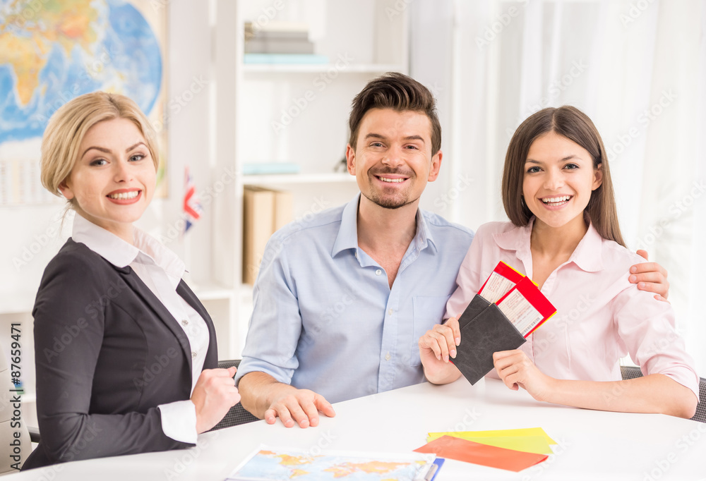 Fototapeta premium Travel agency