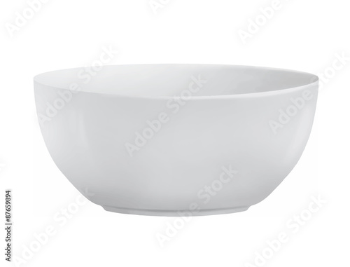 white bowl