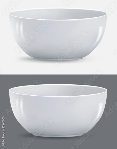 white bowl