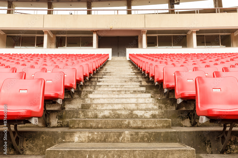 Obraz premium Empty seats at the Stadium