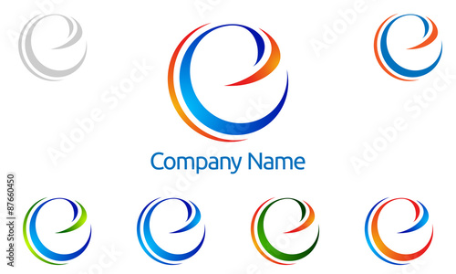 E, e letter, vector, logo, design