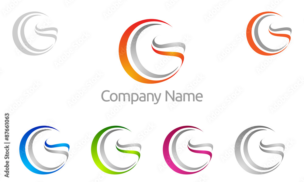 Obraz premium g, g letter, vector, logo, design