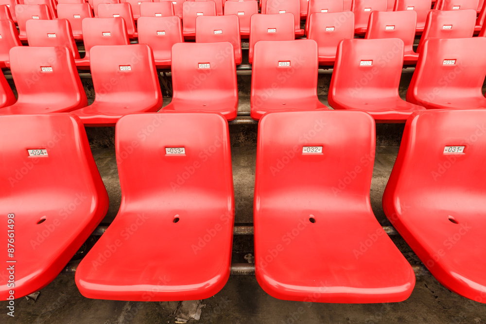 Naklejka premium Empty seats at the Stadium
