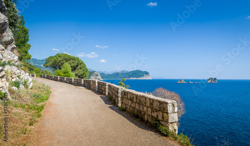 Katic and Holy Week islands from Petrovac walking route.