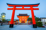 Fushimi Inari Shrine , Famous and important Shinto shrine in southern Kyoto , Japan