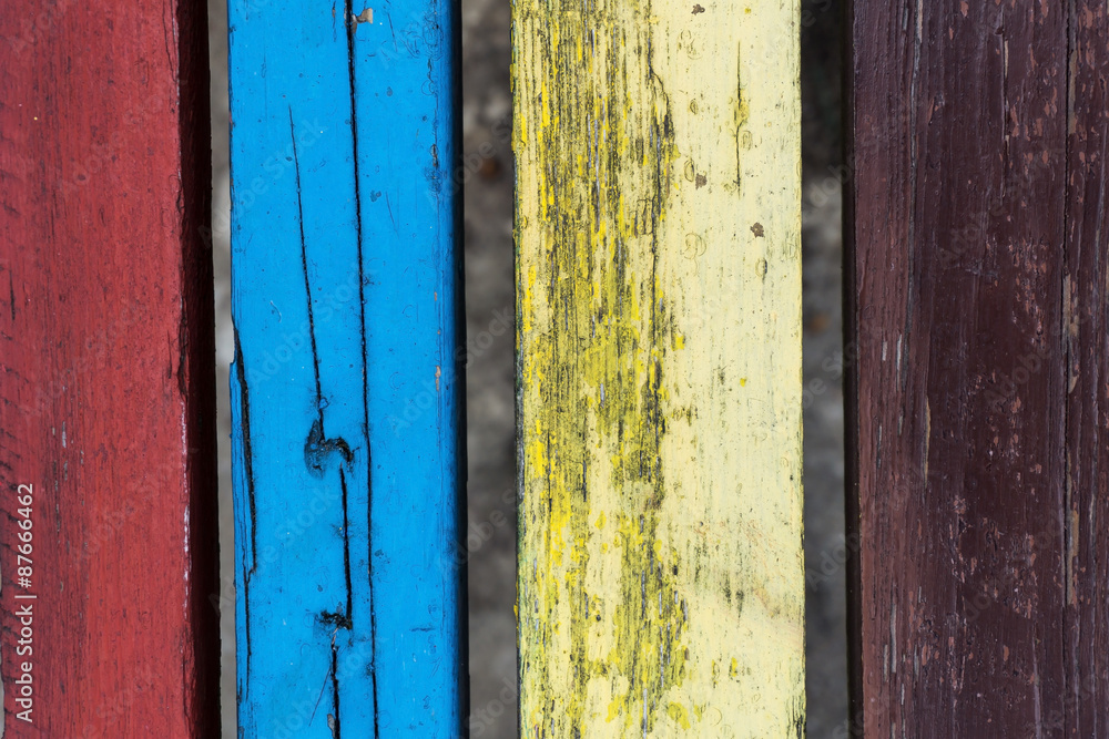 Old colourful planks background. Top view. Old colourful planks background. Top view.