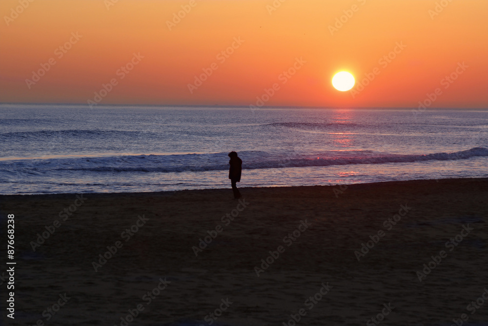 Fototapeta premium Night Time At The Beach