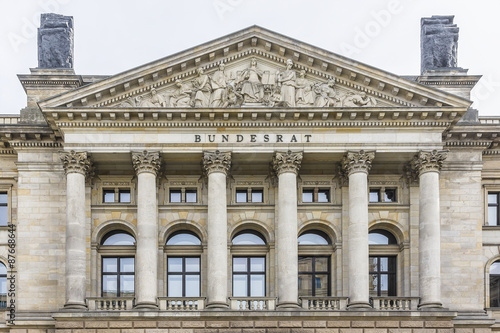 German Bundesrat (1850) on Leipziger Strasse, Berlin, Germany.