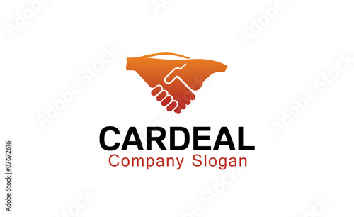 Auto deal Logo template